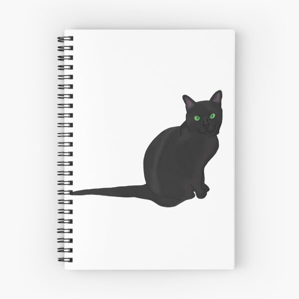 Item preview, Stella the Black Cat designed and sold by ButteredDoodles.