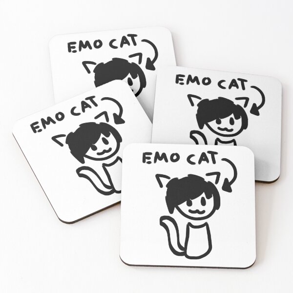 Item preview, emo cat vers. 2 designed and sold by 5RCreations.