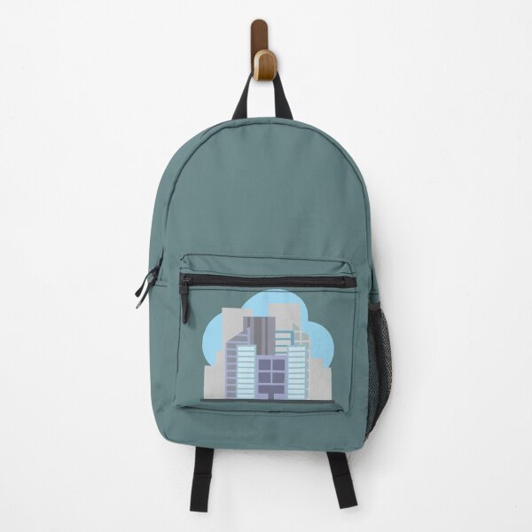 Item preview, Intricate Flat City Landscape Illustration: Explore the Beauty of the City in a Whole New Way designed and sold by Graciaisgrace.