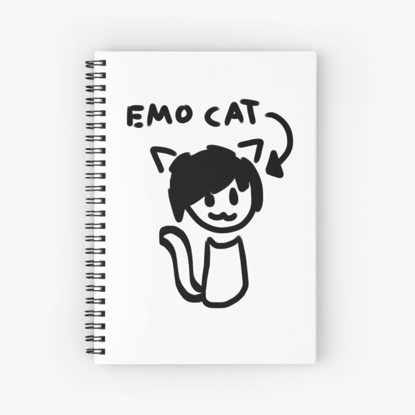 Artikel-Vorschau von Emo-Katze, Vers. 2, designt und verkauft von 5RCreations.