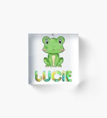 Lucie Frog Acrylic Block