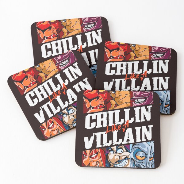 Item preview, Villains Chillin Like designed and sold by shopPraPra.