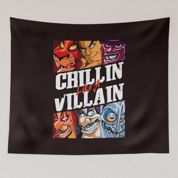 Item preview, Villains Chillin Like designed and sold by shopPraPra.