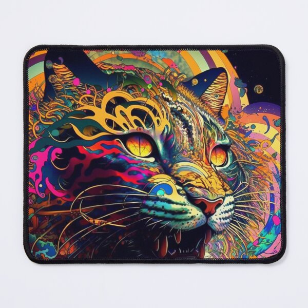 Item preview, Psychedelic Wild Cat designed and sold by PsychedelicHQ.