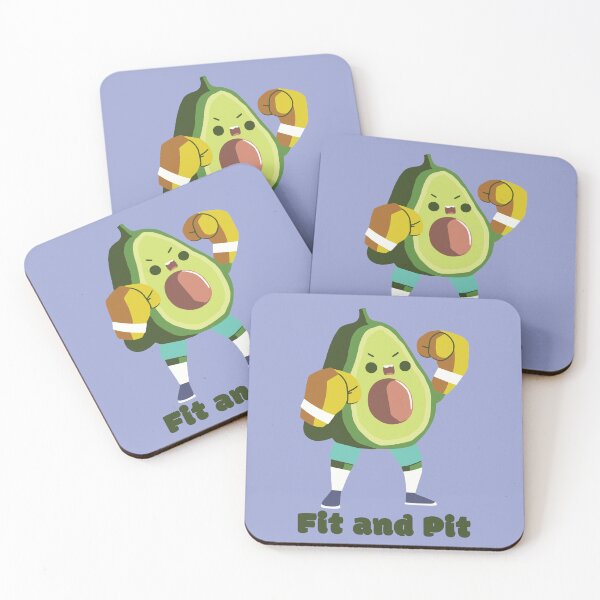 Item preview, Fit and Pit - Avocado Boxer designed and sold by RoboRaphael.