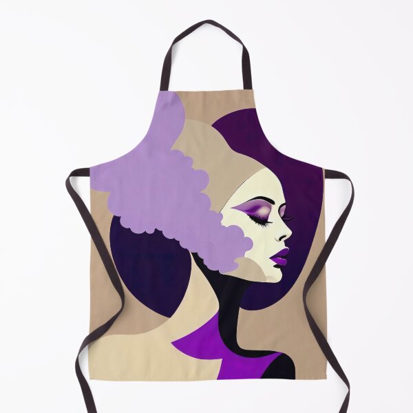 Item preview, Minimalist Boho Style Vibrant Purple Woman designed and sold by BohoRhapsody.