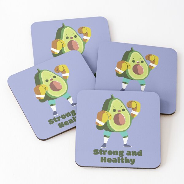 Item preview, Strong and Healthy - Avocado Boxer designed and sold by RoboRaphael.