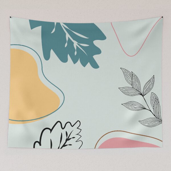 Item preview, colorful boho leaves design aesthetic designed and sold by Atlantico54.