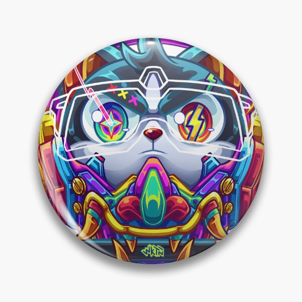 Item preview, Colorfull Cyber Cat designed and sold by Woketoon.