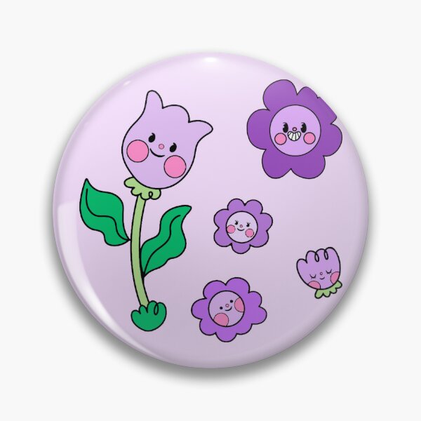 Item preview, Purple Cute Flowers Pack designed and sold by everything4eva.