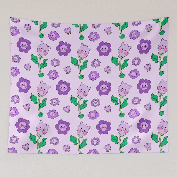 Item preview, Purple Cute Flowers Pack designed and sold by everything4eva.