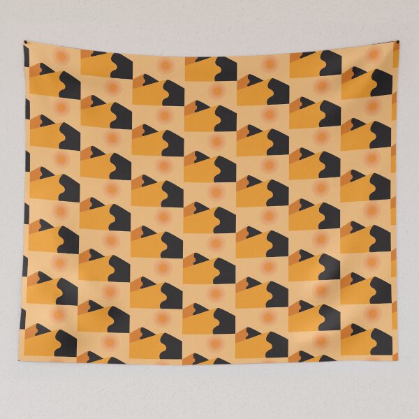 Item preview, Stunning Flat Desert Illustration: Experience the Natural Beauty and Earthy Tones of the Desert designed and sold by Graciaisgrace.