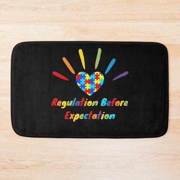Item preview, Rainbow Regulation Before Expectation neurodiversity therapist designed and sold by Sarah38.