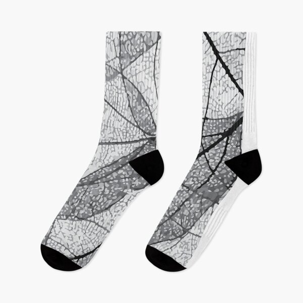 Item preview, Grey seamless pattern leaves skeleton illustration designed and sold by Mahe-Art.