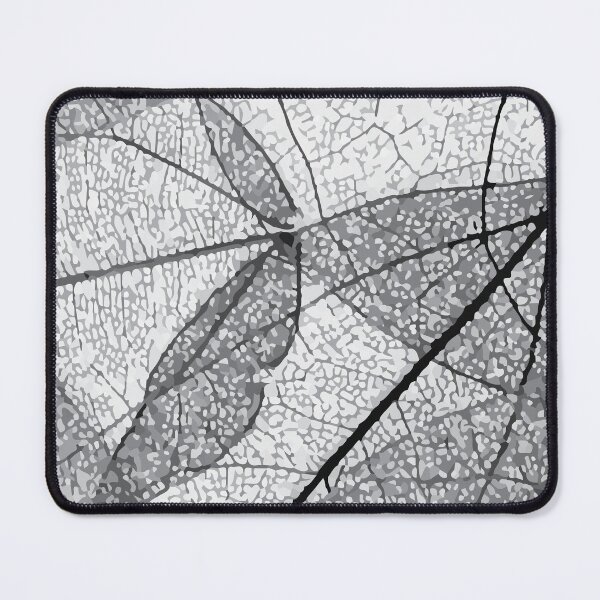 Item preview, Grey seamless pattern leaves skeleton illustration designed and sold by Mahe-Art.