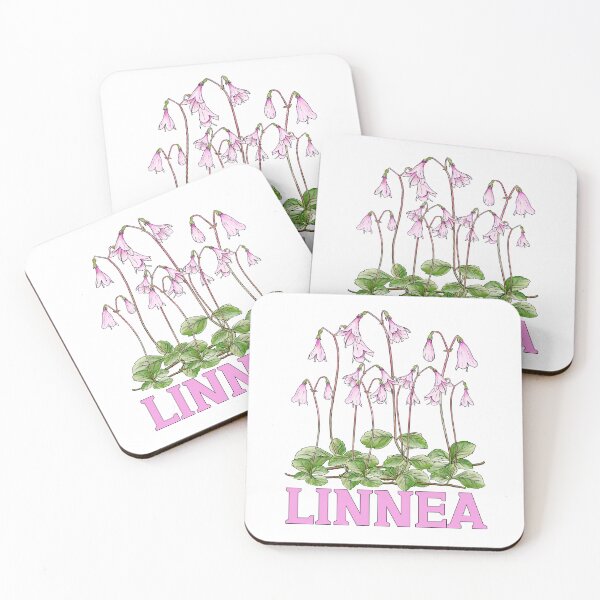 Item preview, Nordic Wildflower Linnea Twinflower Pretty Pink Flowers floral designed and sold by funnytshirtemp.