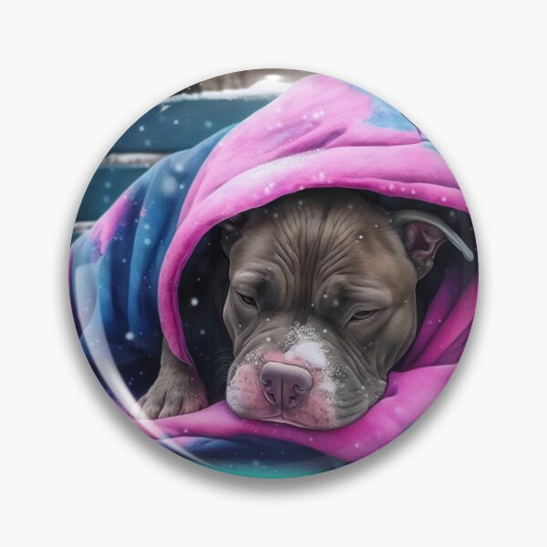 Item preview, Sleepy Pit Bull Puppy designed and sold by Nocturne  Paws.