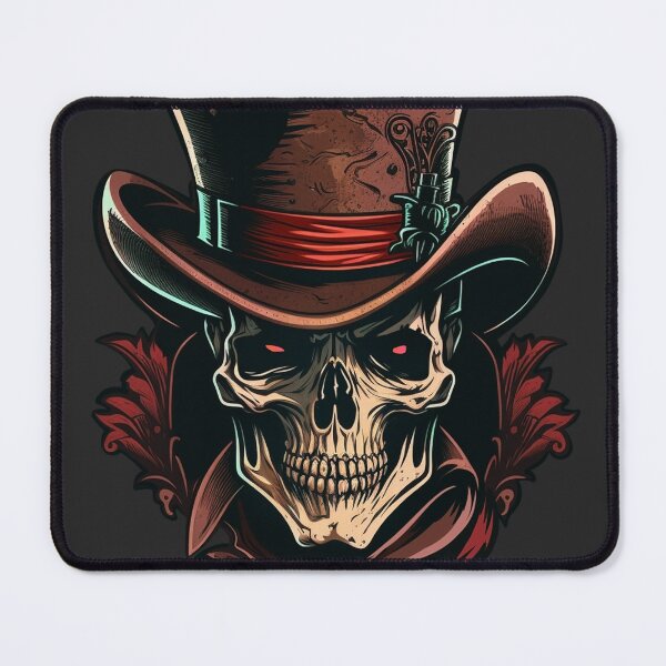 Item preview, Wild West Gunman Skull designed and sold by SinMagellan.