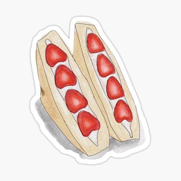 Vista previa del artículo con la obra «Sándwich de frutas», diseñado y vendido por Chamiese.
