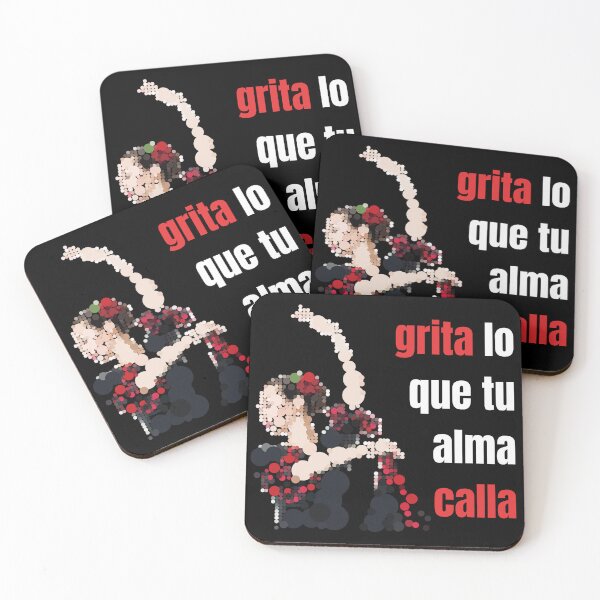 Item preview, Shout what your soul shuts (dark) / Spain Flamenco Quotes designed and sold by royumi.