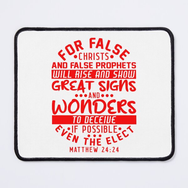 Item preview, Matthew 24:24 False Christs And False Prophets designed and sold by plushism.