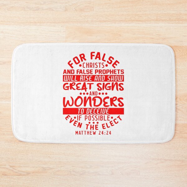 Item preview, Matthew 24:24 False Christs And False Prophets designed and sold by plushism.