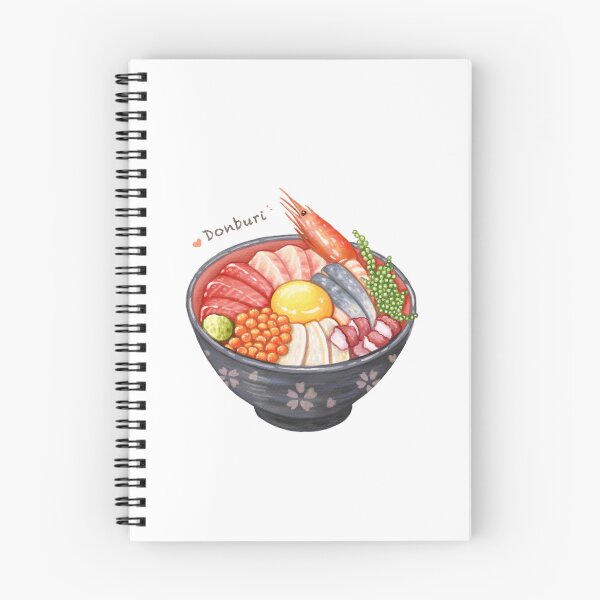 Artikelvorschau, Japanisches Essen 日本美食 - Reisschale mit Meeresfrüchten (Kaisen Donburi) Illustration 海鮮丼插畫 entworfen und verkauft von Rose Chiu.