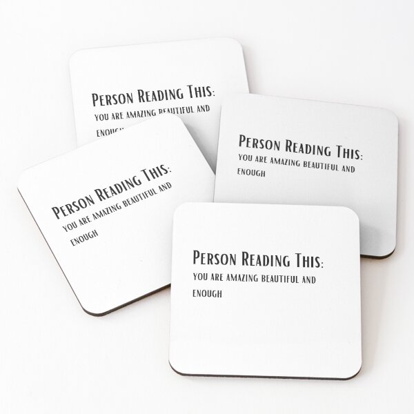 Item preview, person reading this you are amazing beautiful and enough designed and sold by motivationhood.