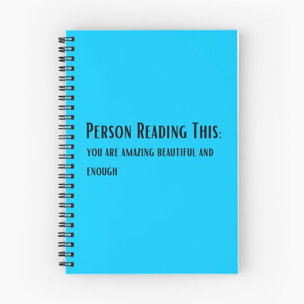 Item preview, person reading this you are amazing beautiful and enough designed and sold by motivationhood.