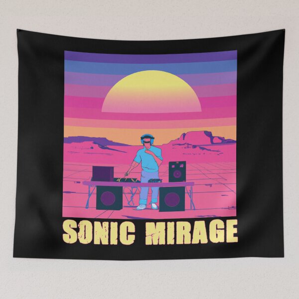 Item preview, Vaporwave desert DJ designed and sold by SidTastic .