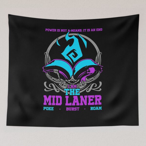 Item preview, MOBA - I AM THE MID LANER T-SHIRT designed and sold by MizukamiDesigns.