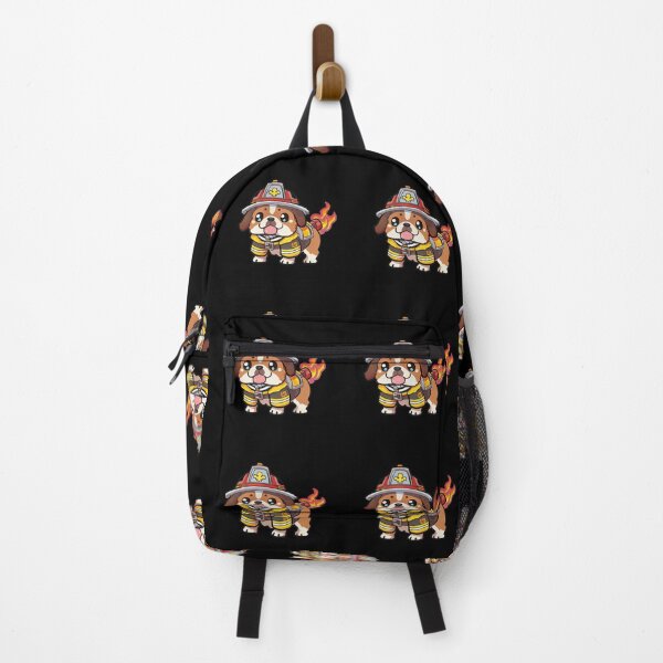 Item preview, Dog Fireman Cartoon Anime Style Animal designed and sold by AnimalArtPhotos.