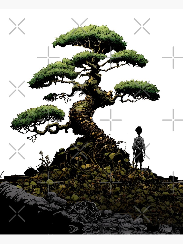 Contemplating the Complexities Under the Japanese Bonsai Tree No. 2: Where  am I? | Photographic Print