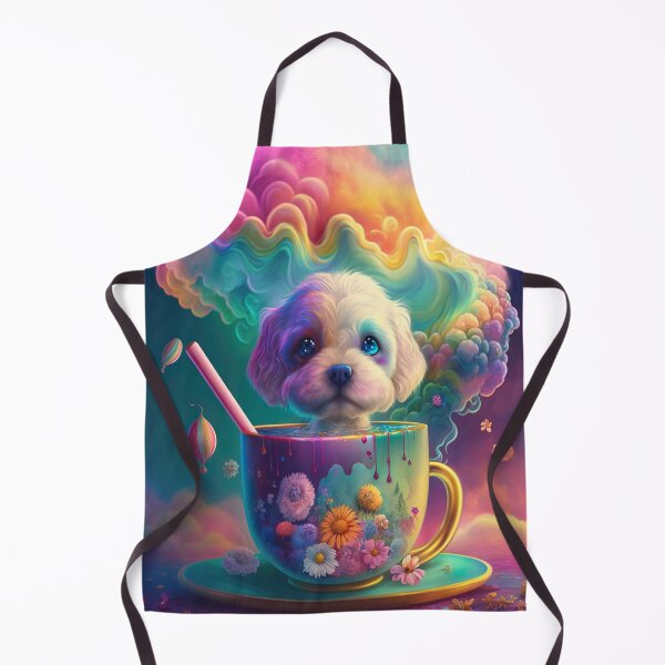 Item preview, Rainbow dog latte designed and sold by MANGA Crusade.