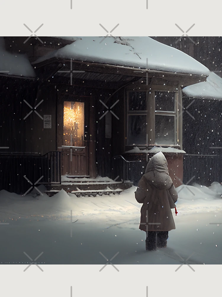 Thumbnail 6 von 6, Premium Oversized Pullover, The Inevitable Plaster Rain or Snow Digital Painting designt und verkauft von CodeAndColors.