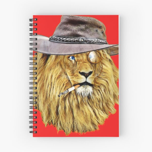 Item preview, Lion with hat, cigarette, and monocle designed and sold by mosfunky.