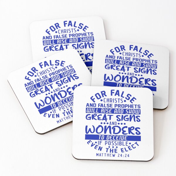 Item preview, Matthew 24:24 False Christs And False Prophets designed and sold by plushism.