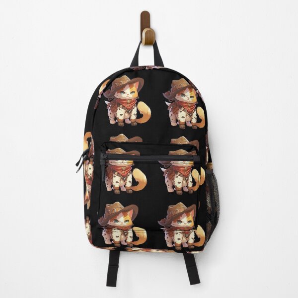 Item preview, Cute Cowboy Cat Cartoon Anime Style Animal designed and sold by AnimalArtPhotos.