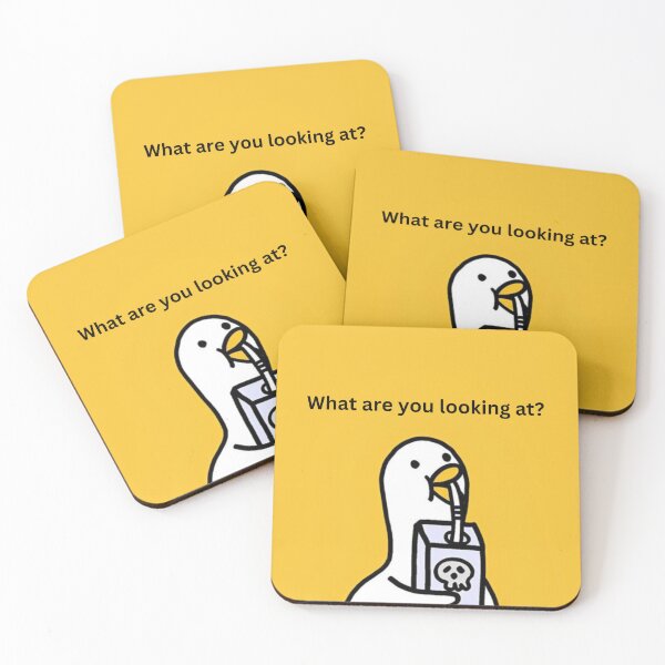 Item preview, WHAT ARE YOU LOOKING AT? designed and sold by lemadjom.