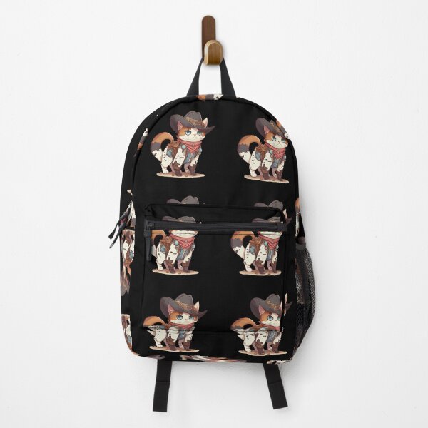 Item preview, Cute Cowboy Cat Cartoon Anime Style Animal designed and sold by AnimalArtPhotos.