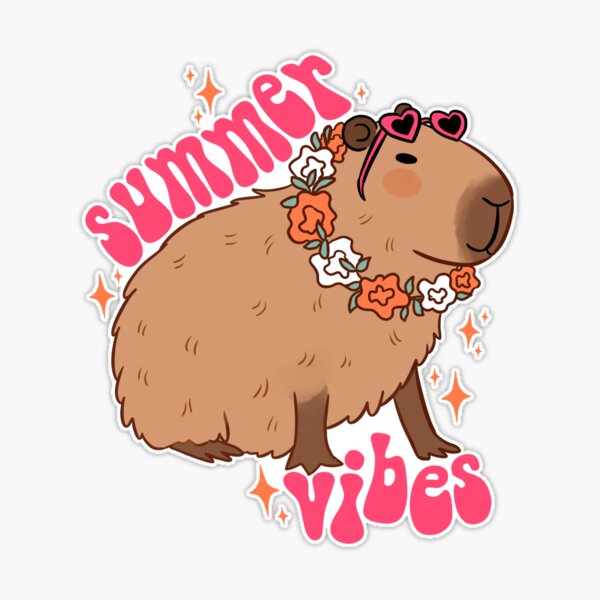 Capybara cute pattern - cartoon capybara illustration pack Poster for Sale  by Yarafantasyart