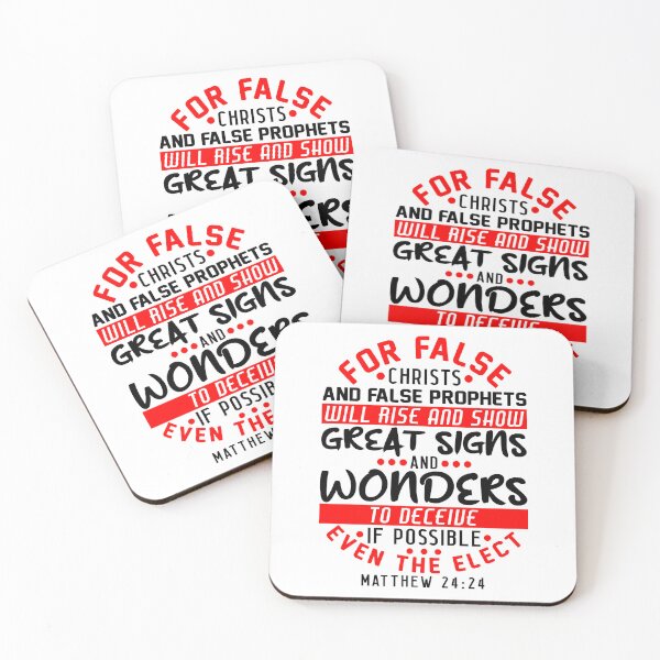 Item preview, Matthew 24:24 False Christs And False Prophets designed and sold by plushism.