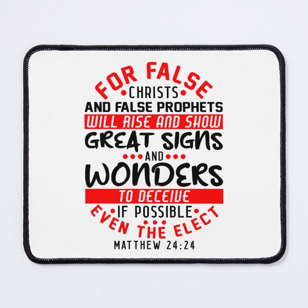 Item preview, Matthew 24:24 False Christs And False Prophets designed and sold by plushism.