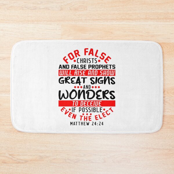 Item preview, Matthew 24:24 False Christs And False Prophets designed and sold by plushism.