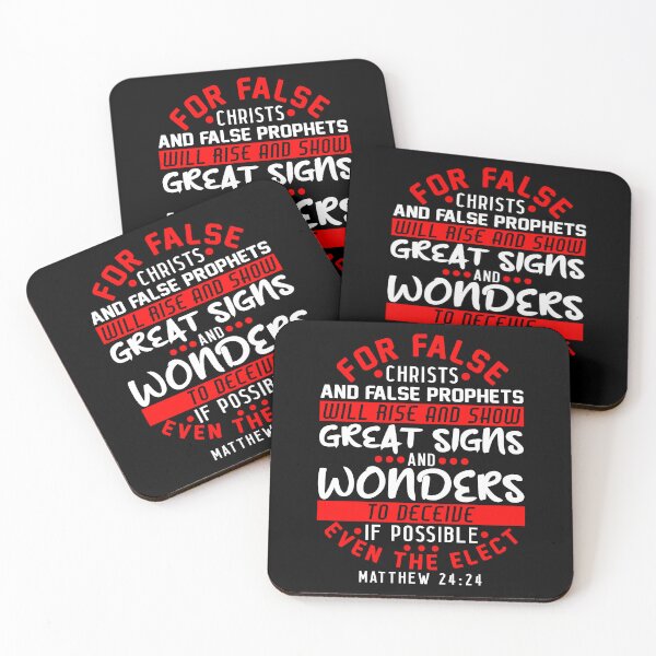 Item preview, Matthew 24:24 False Christs And False Prophets designed and sold by plushism.
