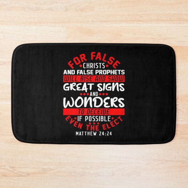 Item preview, Matthew 24:24 False Christs And False Prophets designed and sold by plushism.