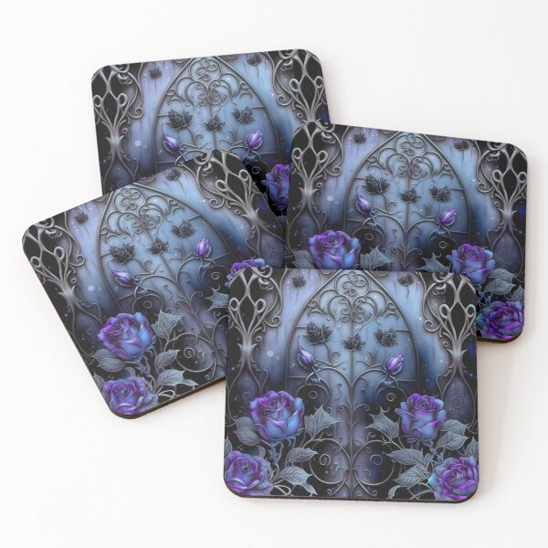 Item preview, Gothic Rosey Pattern designed and sold by Nocturne  Paws.