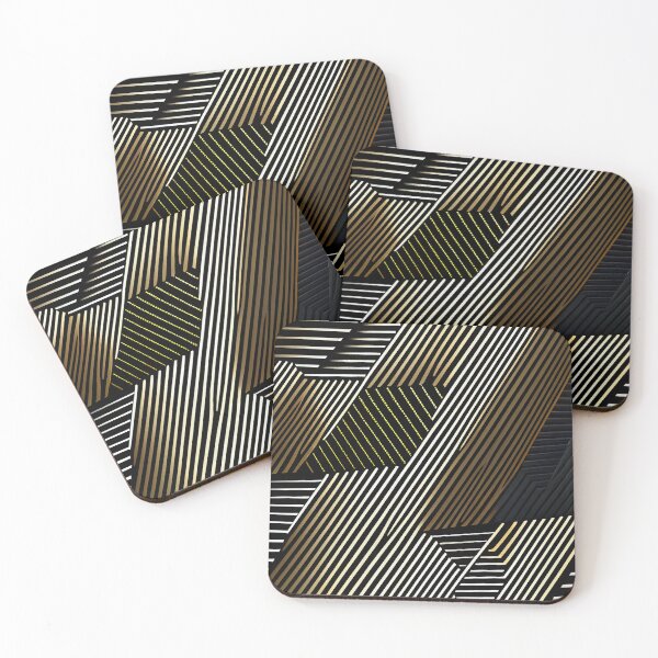 Item preview, Angular Classic Rough Line Pattern Digital Painting designed and sold by CodeAndColors.