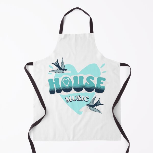Item preview, HOUSE MUSIC - HOUSE Is Where The Heart Is (blue) designed and sold by Discothreadz.