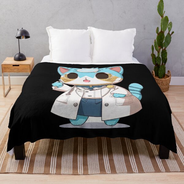 Item preview, Cutest Cat Nurse Doctor Cartoon Anime Style Animal designed and sold by AnimalArtPhotos.